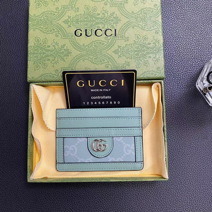 HypedEffects gucci Signature Leather Card Holder Wallet