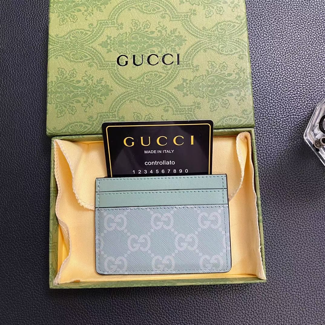 HypedEffects gucci Signature Leather Card Holder Wallet