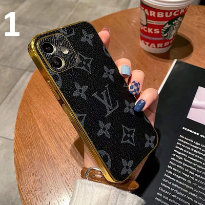 HypedEffects High End Leather louis vuitton iPhone Case