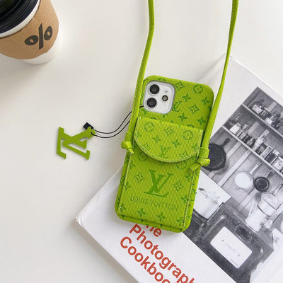 HypedEffects High End Louis Vuitton iPhone Pocket Cases With Straps