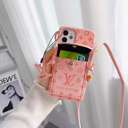 HypedEffects High End louis vuitton Samsung Pocket Cases With Straps "More Designs"