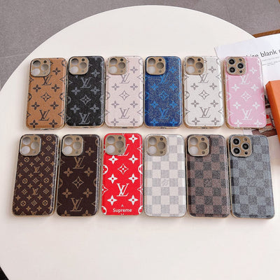 HypedEffects Iconic Louis Vuitton iPhone Cases - Timeless Luxury for iPhone 11, 12, 13, and 14 Pro Max