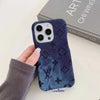 HypedEffects iPhone 12 - 15 Pro Max Louis Vuitton Shiny Case With Cotton Fabric