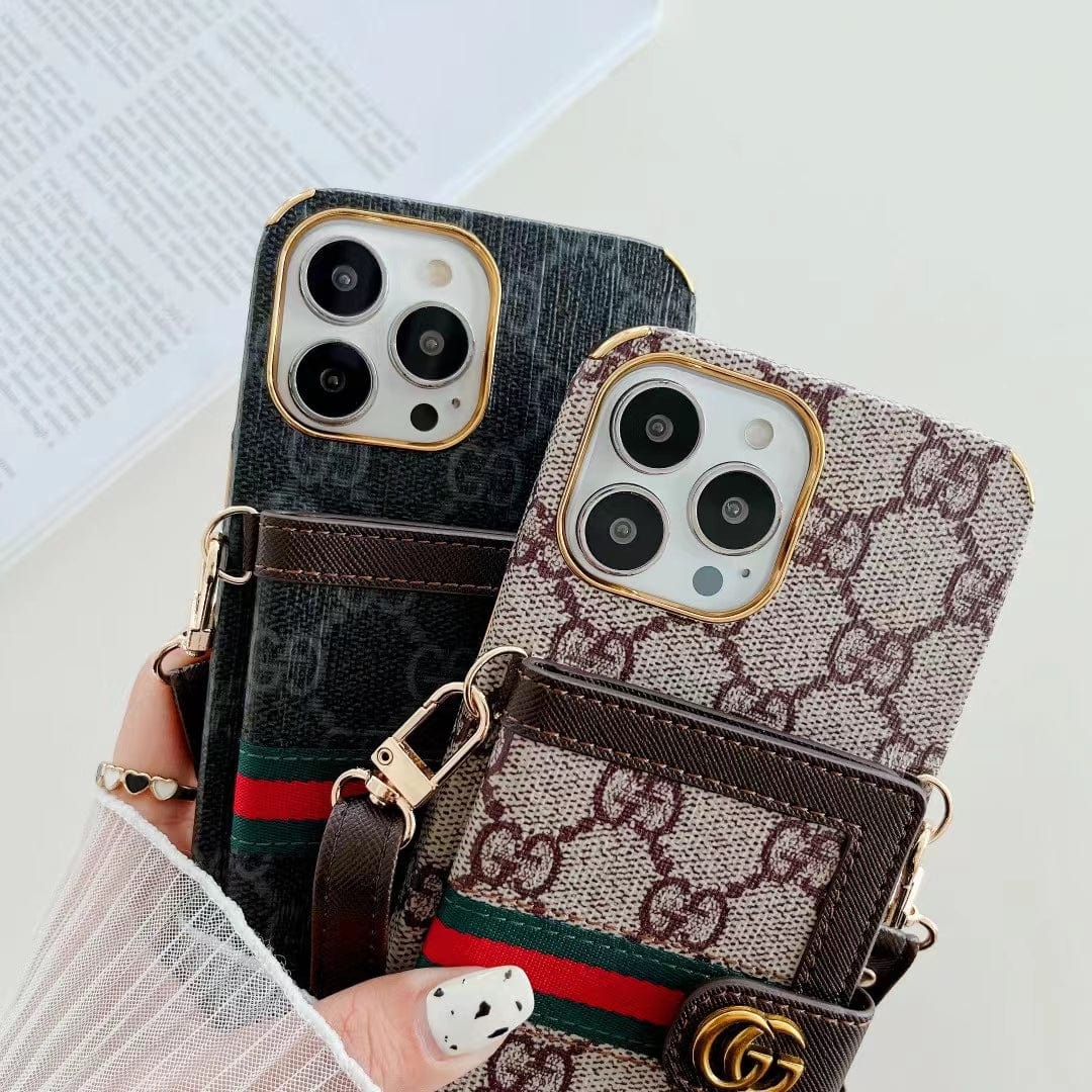 HypedEffects iphone 12 - 17 Pro Max Luxury Cross Body Case With iphone Case