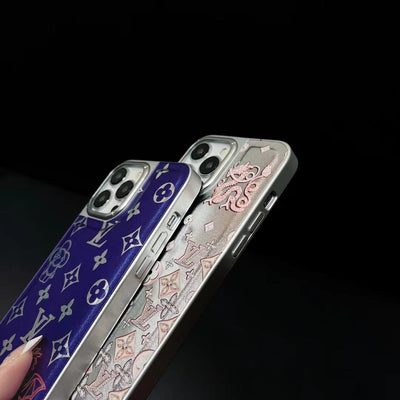 HypedEffects iphone 12  Max Pro Louis Vuitton Protective Case With Monogram Case