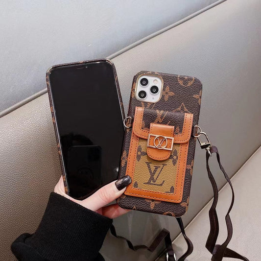 HypedEffects iPhone 17 Pro Max Case With Chain Strap Card Holder