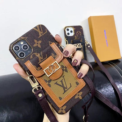 HypedEffects iPhone 17 Pro Max Case With Chain Strap Card Holder