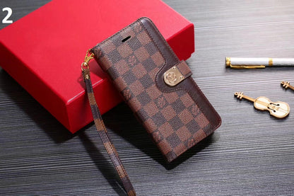 HypedEffects Leather Folio louis vuitton Phone Cases for iPhone 13 | iPhone 14 | iPhone 15