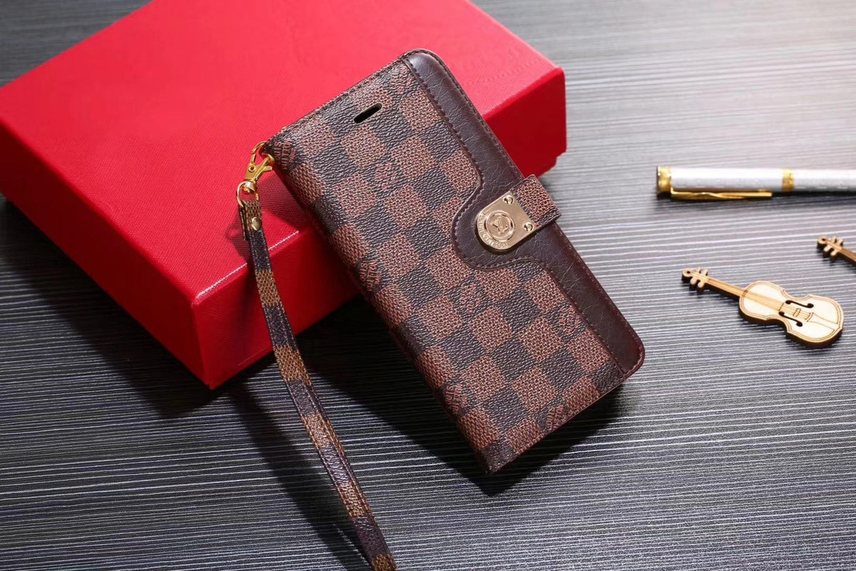 HypedEffects Leather Folio louis vuitton Samsung Cases