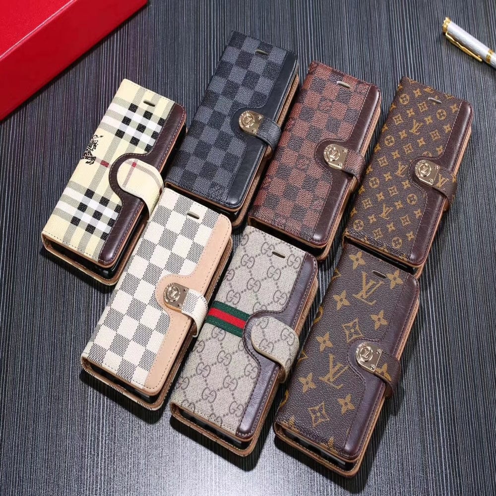 HypedEffects Leather Folio louis vuitton Samsung Cases