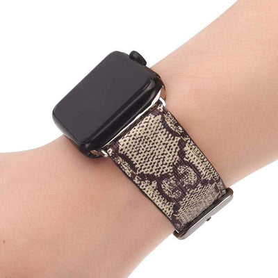 HypedEffects Leather gucci Watch Bands/Straps