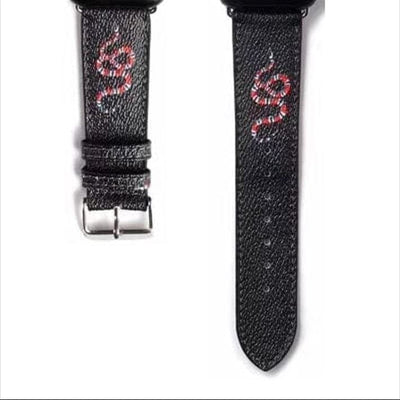 HypedEffects Leather gucci Watch Bands/Straps