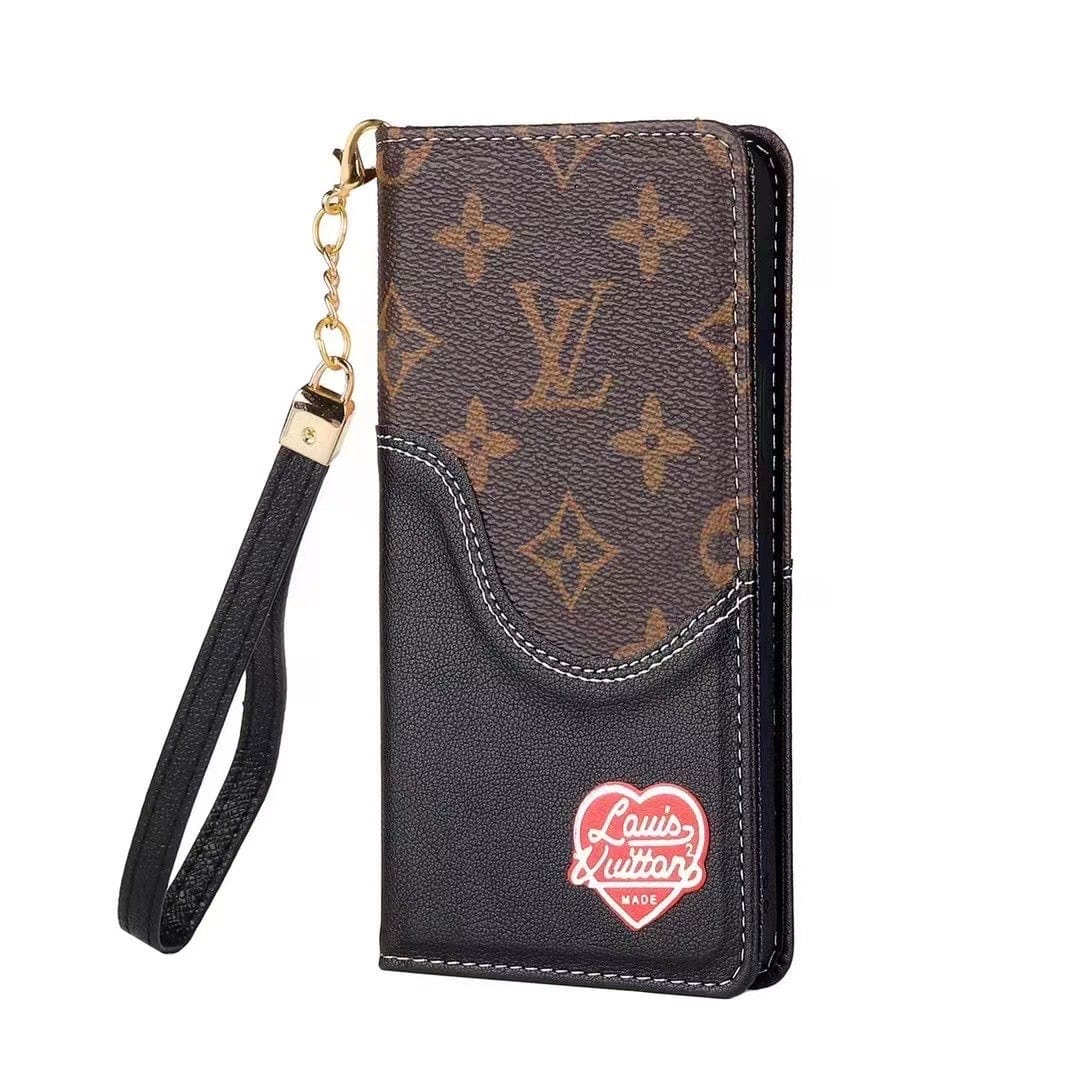 HypedEffects Leather louis vuitton Folio iPhone Cases