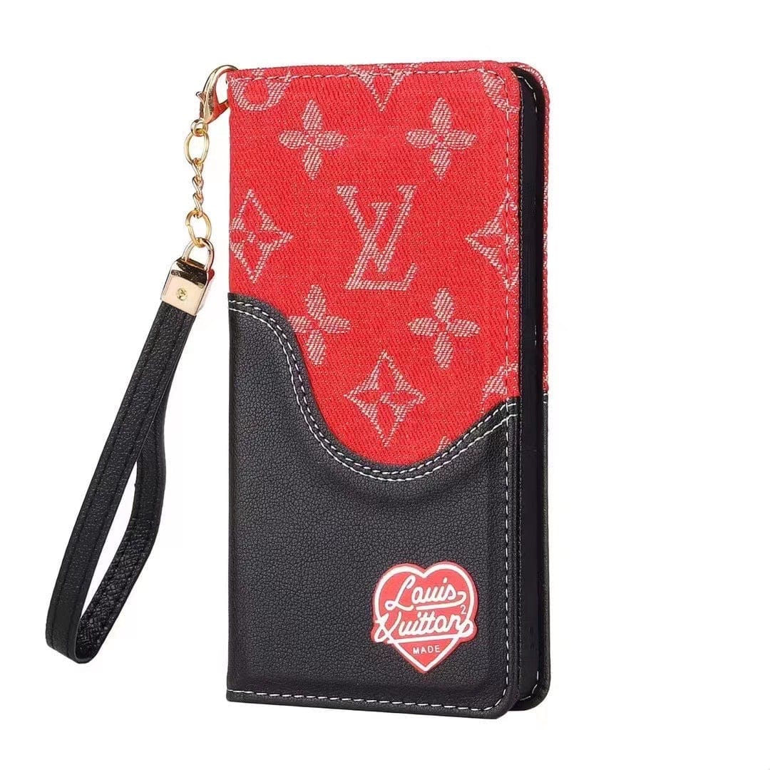 HypedEffects Leather louis vuitton Folio iPhone Cases