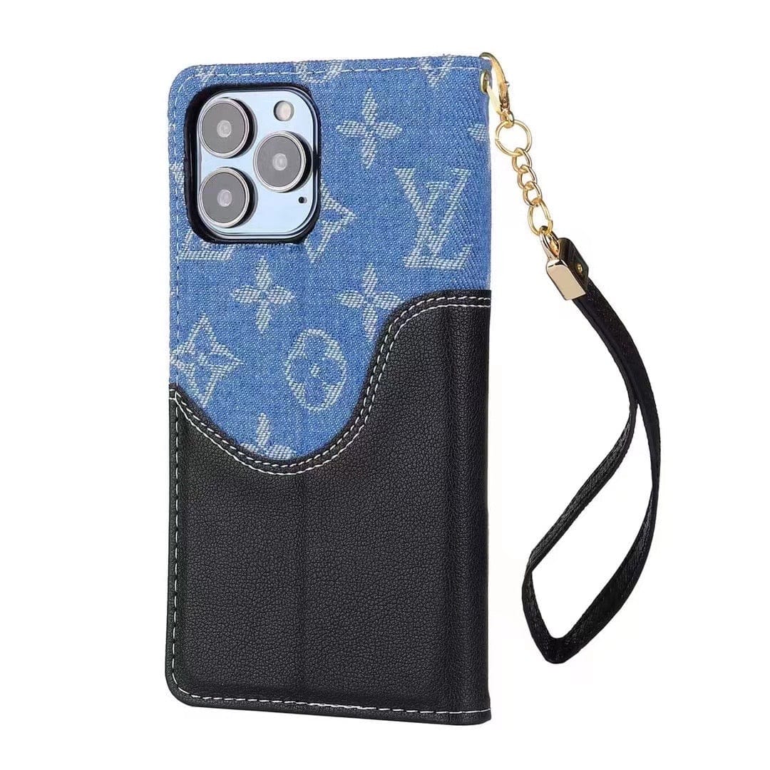HypedEffects Leather louis vuitton Folio iPhone Cases