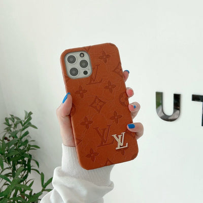 HypedEffects Leather Louis Vuitton iPhone 15 Cases