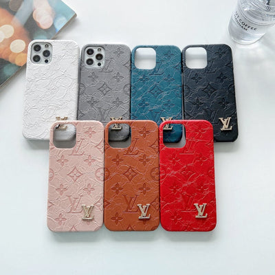 HypedEffects Leather Louis Vuitton iPhone 15 Cases