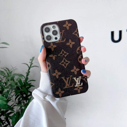 HypedEffects Leather louis vuitton Iphone 17 Case