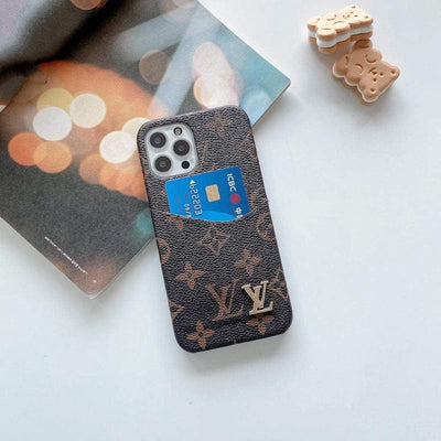 HypedEffects Leather Louis Vuitton Iphone Case