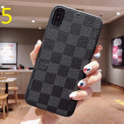 HypedEffects Leather louis vuitton Iphone Cases for iPhone 15 | iPhone 16 | iPhone 17