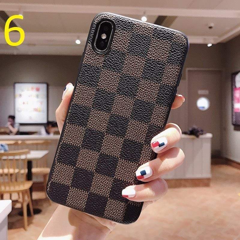 HypedEffects Leather louis vuitton Iphone Cases for iPhone 15 | iPhone 16 | iPhone 17