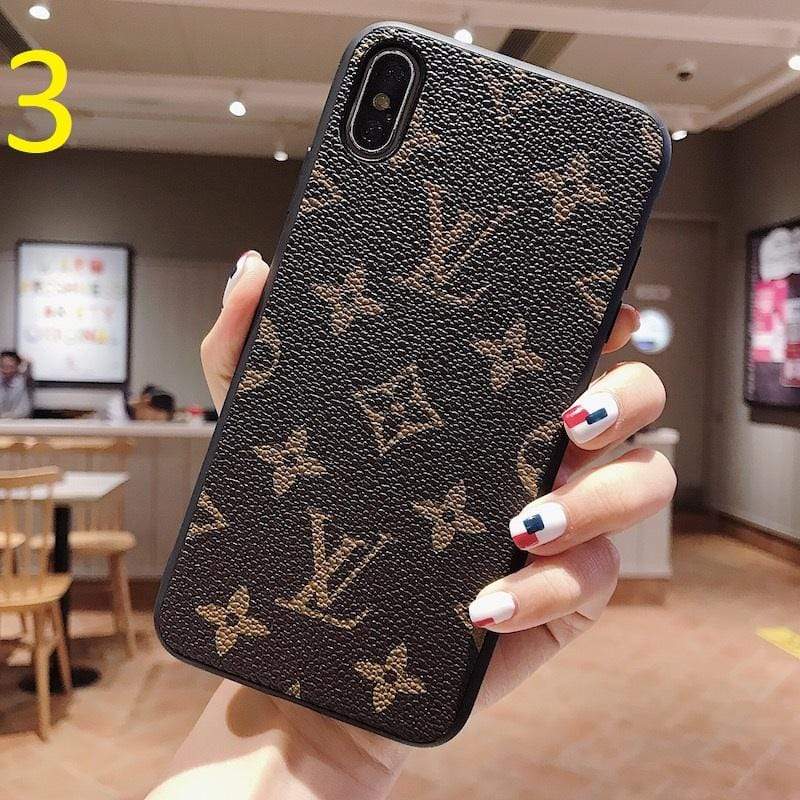 HypedEffects Leather louis vuitton Iphone Cases for iPhone 15 | iPhone 16 | iPhone 17