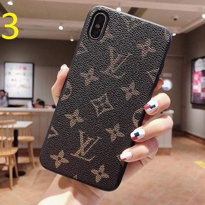 HypedEffects Leather louis vuitton Iphone Cases for iPhone 15 | iPhone 16 | iPhone 17