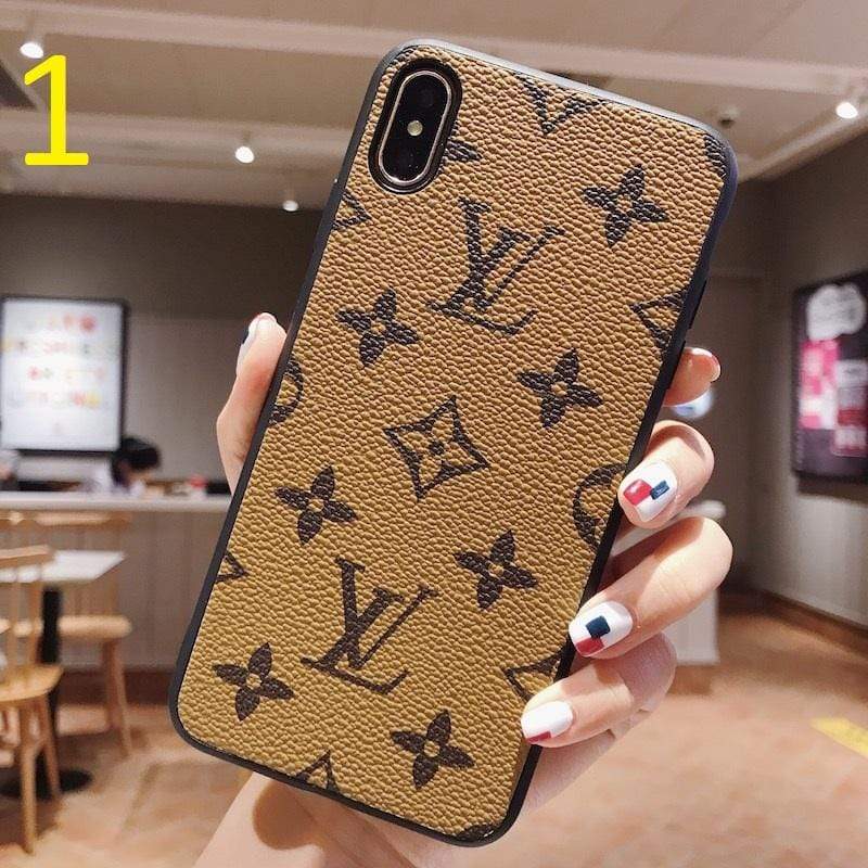 HypedEffects Leather louis vuitton Iphone Cases for iPhone 15 | iPhone 16 | iPhone 17