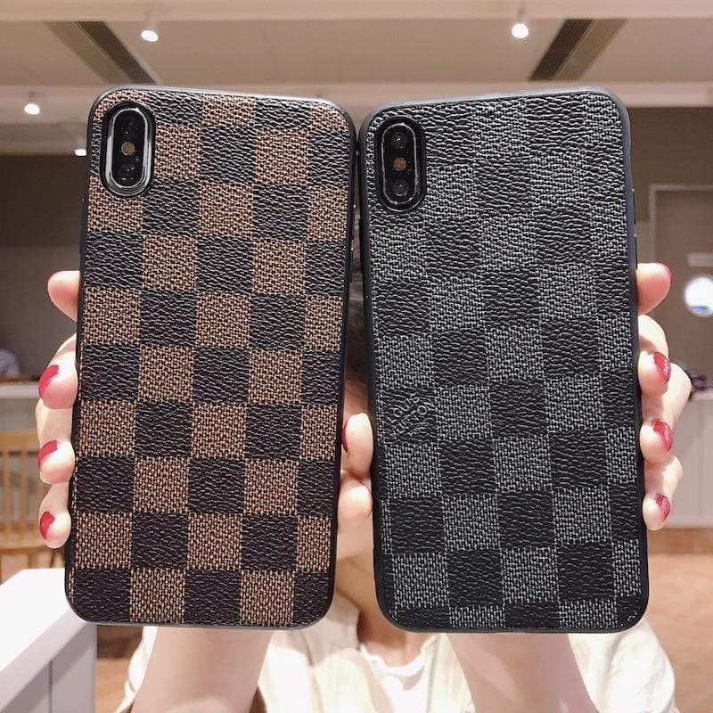 HypedEffects Leather louis vuitton Iphone Cases for iPhone 15 | iPhone 16 | iPhone 17