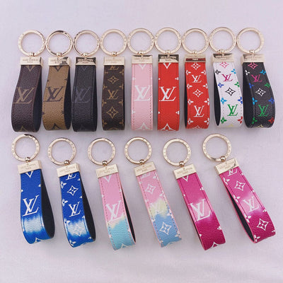 HypedEffects Leather Louis Vuitton Keychain