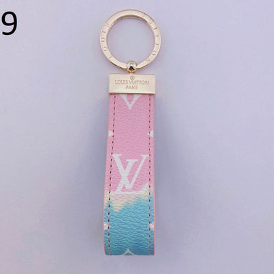 HypedEffects Leather Louis Vuitton Keychain