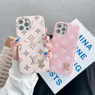 HypedEffects Leather Louis Vuitton Phone Case for iPhone 15