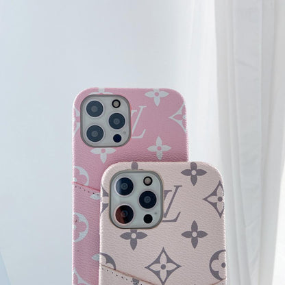HypedEffects Leather louis vuitton Phone Case for iPhone 17