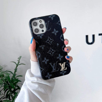 HypedEffects Leather louis vuitton Phone Case for iPhone 17