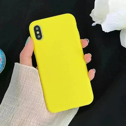 HypedEffects Lemon Yellow Phone Case compatible with iPhone