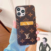 HypedEffects Louis Vuitton And Gucci Double Card Holder iPhone Case