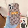 HypedEffects Louis Vuitton And Gucci Double Card Holder iPhone Case