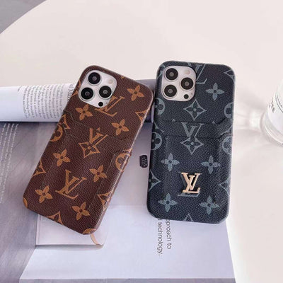 HypedEffects Louis Vuitton And Gucci Double Card Holder iPhone Case