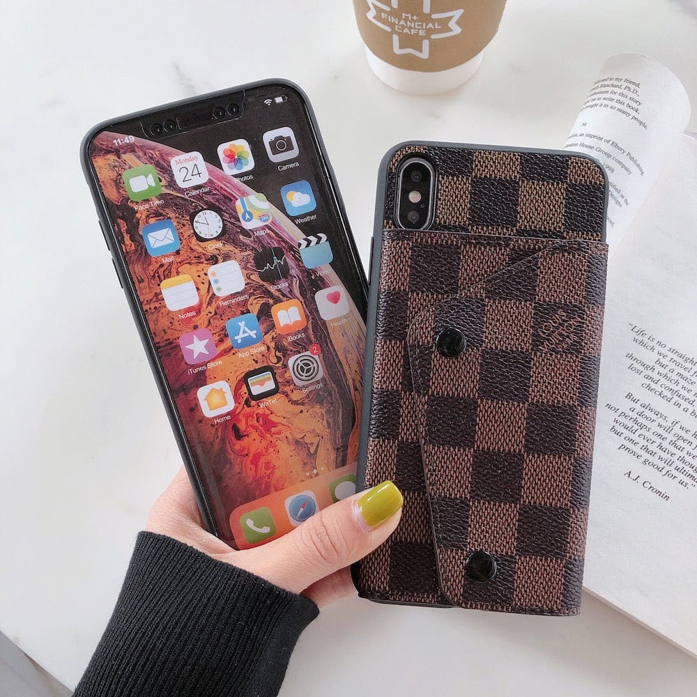 HypedEffects louis vuitton and gucci iPhone Cases with Integrated Wallet