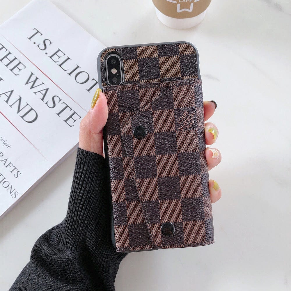 HypedEffects louis vuitton and gucci iPhone Cases with Integrated Wallet