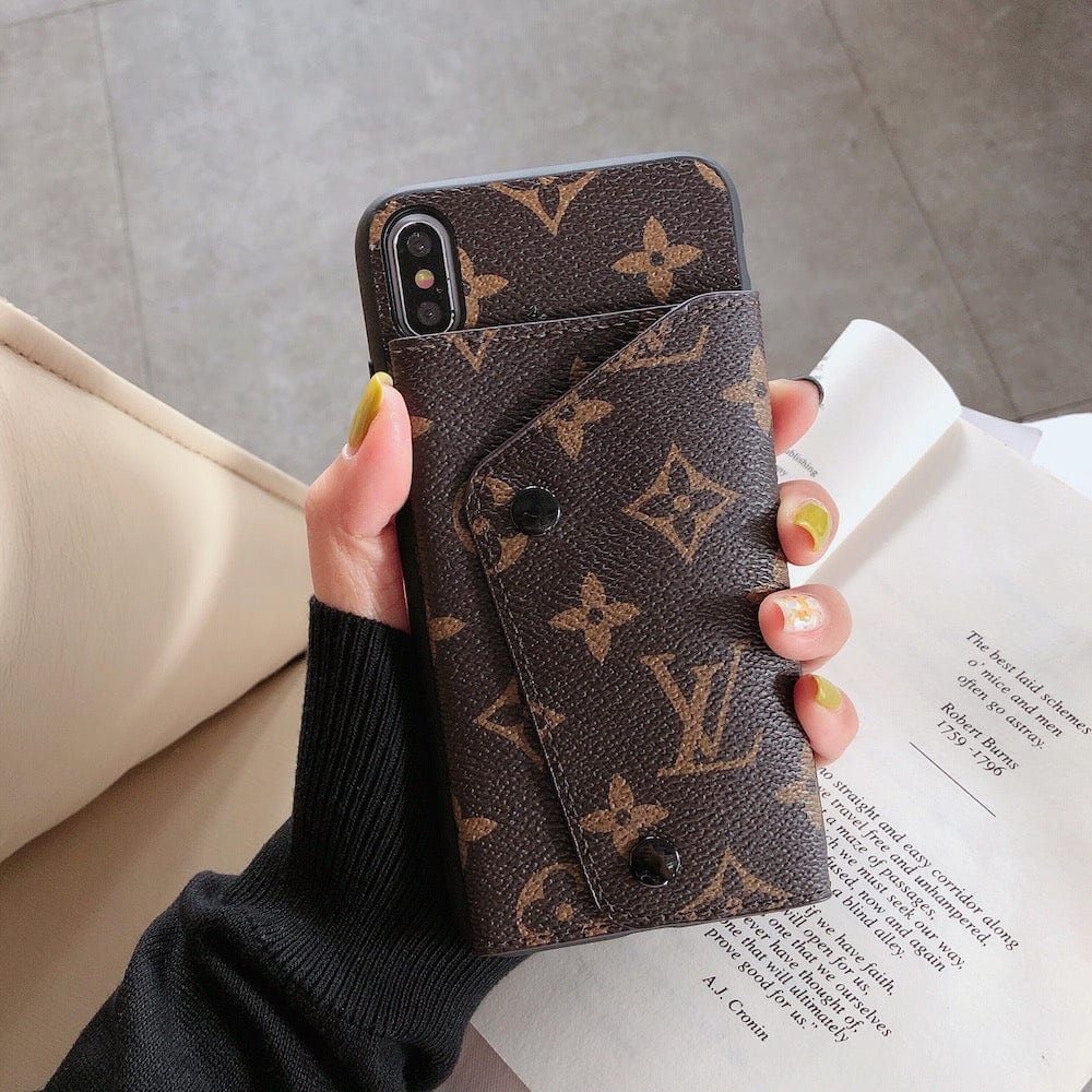 HypedEffects louis vuitton and gucci iPhone Cases with Integrated Wallet