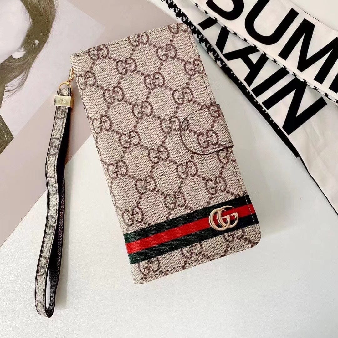 HypedEffects louis vuitton And gucci iPhone Folio Cases (Double Layer)