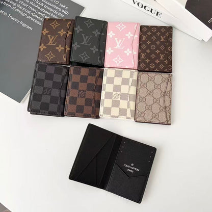 HypedEffects louis vuitton and gucci Slim Card Holder Wallet Luxury Designer Card Case