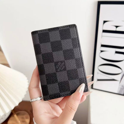 HypedEffects louis vuitton and gucci Slim Card Holder Wallet Luxury Designer Card Case