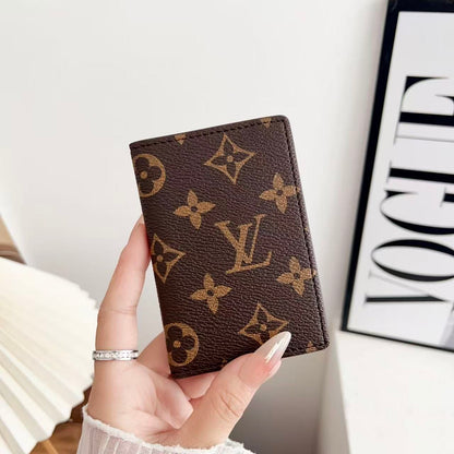 HypedEffects louis vuitton and gucci Slim Card Holder Wallet Luxury Designer Card Case