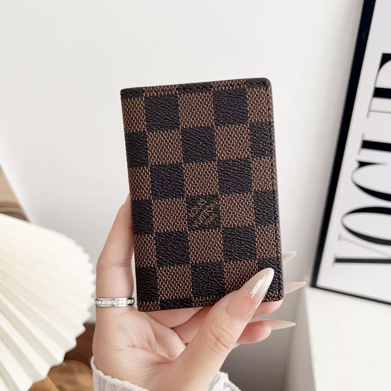 HypedEffects louis vuitton and gucci Slim Card Holder Wallet Luxury Designer Card Case