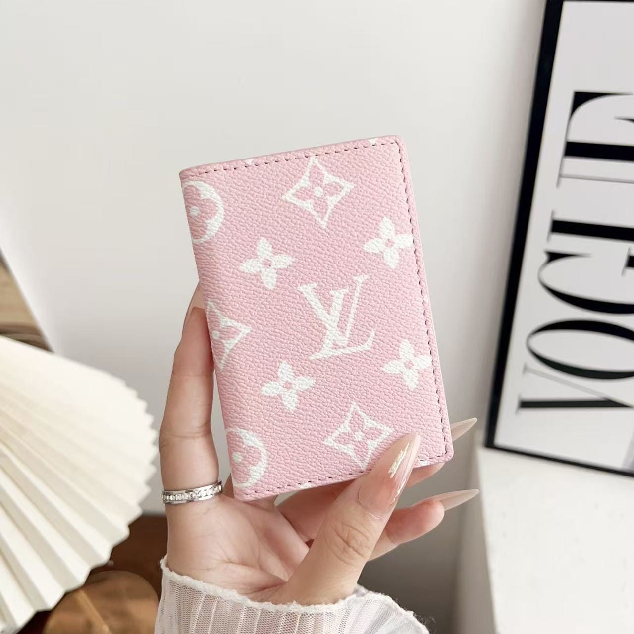 HypedEffects louis vuitton and gucci Slim Card Holder Wallet Luxury Designer Card Case