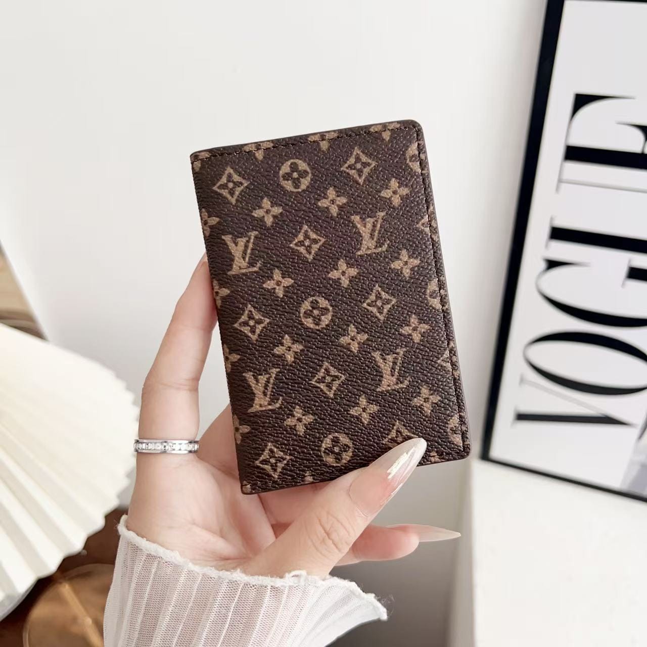 HypedEffects louis vuitton and gucci Slim Card Holder Wallet Luxury Designer Card Case