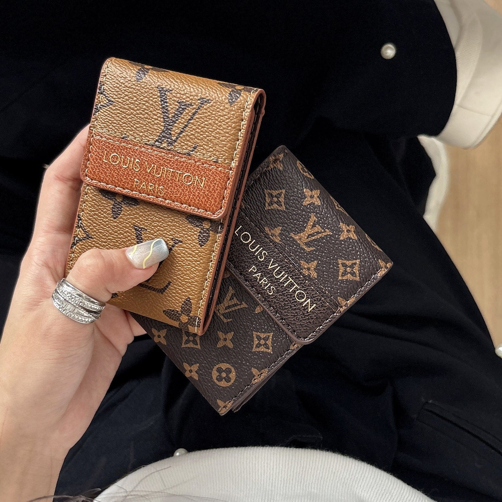 HypedEffects louis vuitton and gucci Wallet Card Holder Collection
