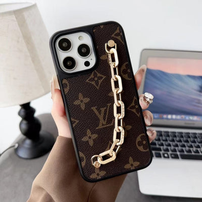 HypedEffects louis vuitton Chain-Accent Designer iPhone Cases